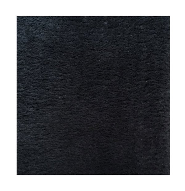 LANABEST Lammfell Sesselauflage, schwarz-grau, 50 x 150 cm
