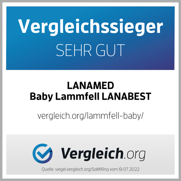 LANABEST L, deutsches Merino Lammfell, ca. 80cm
